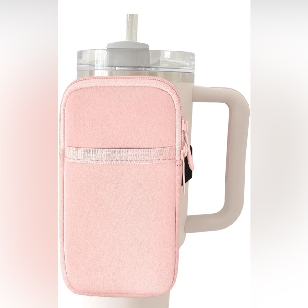 NWOT Coral Colored Storage Pouch for Stanley and Other Branded Modern Tumbler
